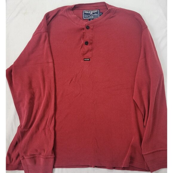Polo Ralph Lauren Other - Polo Sport Ralph Lauren Men's Long Sleeve Maroon Shirt Soft Stretchy Size XL